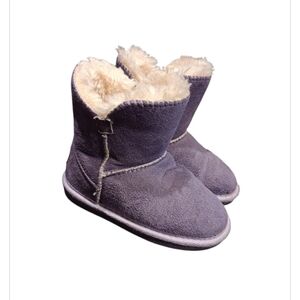 Apres By Lamo Plush Purple Boots with Fur Lining